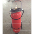 50KG ABC Empty Trolley Fire Extinguisher with External CO2 Bottle